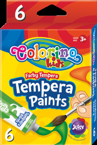 Temperové barvy sada Colorino 6 barev po 12ml